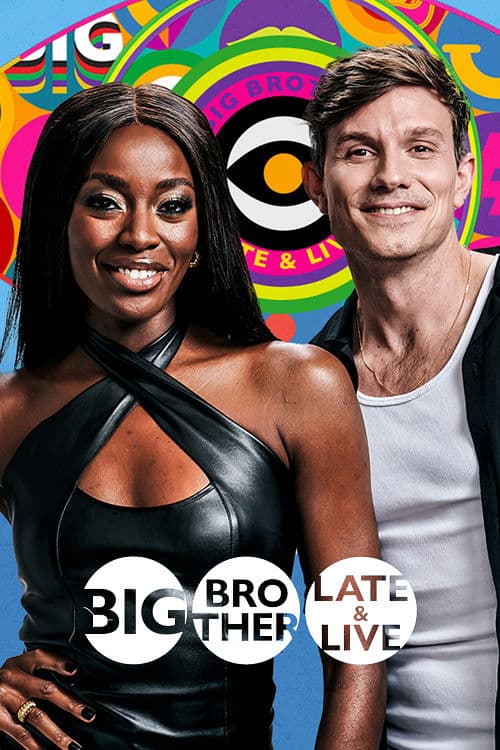 Big Brother hosts AJ Odudu and Will Best present from a studio just a stone's throw from the Big Brother house, featuring celebrity guests and a live studio audience.